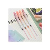 Astamon Renkli Işaretleme Marker Kalem Seti Pembe Cep Tipi Marker Işaretleme Kalemi Soft Renkler