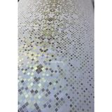 Astarlı dalgalı volanlı kenarlı kolay silinebilir oval büyük dikdörtgen pvc muşamba masa örtüsü (Kahverengi, 140 x 220)