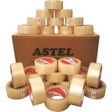 Astel 45MMX100M Şeffaf Koli Bandı – 60'lı Ekonomik Paket | Ekstra Güçlü Yapışkan, Dayanıklı ve Uzun Ömürlü Ambalaj Bandı