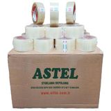 Astel 60 Adet Koli Bandı 45 mm x 100 Metre Su Geçirmez Özellikli Bant