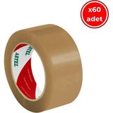 Astel, Koli Bandı, 60 Adet, 45 mm 100 M, Şeffaf, Hotmelt, Dayanıklı - 45 mm 100 m