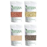 ASTERA 250 Gr Chia + 250 Gr Kinoa + 250 Gr Keten + 250 Gr Yulaf Ezmesi ( Tahıl Seti )