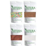 ASTERA 4 x 100 Gr Pasta Seti ( Pasta Süsü Renkli - Ham Kakao Toz - Pasta Süsü Kakaolu - Pudra Şekeri )