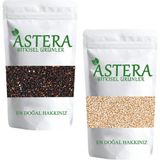 Astera 50 gr Glutensiz Siyah Kinoa + 50 gr Glutensiz Beyaz Kinoa