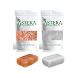 ASTERA 500 Gr Himalaya Tuzu İri + 500 Gr Kaya Tuzu İri + 1 Adet Himalaya Sabunu + 1 Adet Kaya Tuzu Sabunu