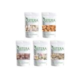 Astera 5'li 100 gr Sütlü + Kadayıflı + Çifte Kavrulmuş + Narlı + Kuş Lokumu Lokum Seti