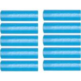 Astera Büyük Boy Çöp Poşeti (65 x 80 Cm) 10 Lu Rulo x 10 Paket Çöp Torbası Mavi