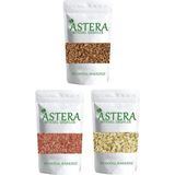 Astera Sporcu Protein Seti ( 100 gr Soya Kıyması + 100 gr Keten Tohumu + 100 gr Yulaf Ezmesi ) - 300 gr