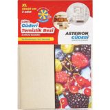 Asterion Güderi Temizlik Bezi Ev Tipi Lüks 2'li - Gri - Standart