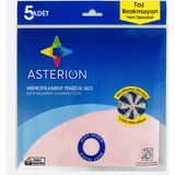 Asterion Mikrofilament Teknolojiden Mamul %100 Mikrofiber Temizlik Bezi - Pembe - Standart
