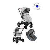 Aston Martin Egg3 Soft Grey 3’ü 1 Arada Bebek Arabası Seti - Gri