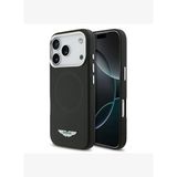 Aston Martin iPhone 17 Pro PU Deri Metal Logolu MagSafe Uyumlu Orijinal Lisanslı Kılıf