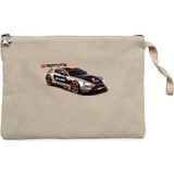 Aston Martin Vantage Krem Clutch Astarlı Cüzdan / El Çantası - 25x18cm