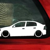 Astra g basık kelebek cam stickeri 2 adet