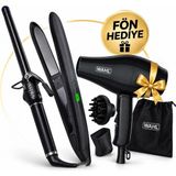 Astra L108 Düzleştirici ve Astra 19MM Maşa Fön Hediyeli Set