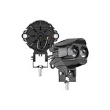 ASTRA LED 1 ADET Motosiklet Atv Utv Led Lazer Sis Farı Delici Beyaz Sarı Çift Renk 12 -80 Volt