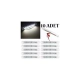 ASTRA LED 10 Adet 9 Led'li Parmak Led Beyaz Kamyon Tır Ve 12/24 Volt Araçlar Aksesuar Dorse & Etek Lambası