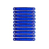 ASTRA LED 10 Adet 9 Led'li Parmak Led Mavi Kamyon Tır Ve 12/24 Volt Araçlar Aksesuar Dorse & Etek Lambası