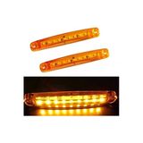 ASTRA LED 10 Adet 9 Led'li Parmak Led Turuncu Kamyon Tır Ve 12/24 Volt Araçlar Aksesuar Dorse & Etek Lambası