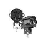 Astra Led 2 Adet Motosiklet Atv Utv Led Lazer Sis Farı Delici Beyaz Sarı Çift Renk 12 -80 Volt