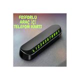ASTRA LED Araba Park Numaratörü Araç Içi Torpido Üstü Açılır Kapanır Neon Telefon Numarası Bırakma Fosforlu