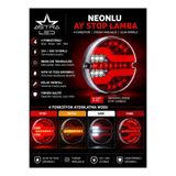 Astra Led Thoc Özellikli Neonlu Neonlu Ay Stop Hamburger Led Lamba 12/24 Volt