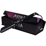 Astra Profesyonel Saç Maşası 25 mm Nano Gümüş Teknolojili Ayarlanabilir Isı Dalgalı Saçlar İçin - Siyah