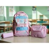 Astral Kids Astral Collection Level Ortopedik Ilkokul ve Ortaokul 3'lü Sırt Çantası Seti - Pembe