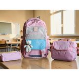 Astral Kids Astral Polo Club Focus Ortopedik Ilkokul ve Ortaokul 3'lü Sırt Çantası Seti - Pembe