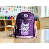 Astral Kids Ortopedik Anaokulu ve Kreş Çantası - Sevimli Hayvan Figürlü Çocuk Sırt Çantası - Mor