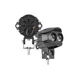 ASTRALED 1 ADET Motosiklet Çift Göz Led Lazer Sis Farı Delici Beyaz Sarı Çift Renk 12 -80 Volt