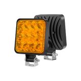 Astraled 16 Led 12-24 Volt Turuncu Spot Far Oto Çalışma Lambası Atv Kamyon Tır Traktör Offroad