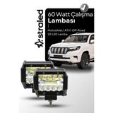Astraled 2 Adet 60WATT Çalışma Lambası Kamyon Sis Farı Motosiklet Off-Road LED Lamba