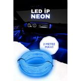 Astraled Araç Içi Mavi Neon Ledi Ip Led Torpido Ledi 2 Metre Neon Led