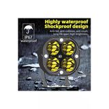 Astraled Offroad Sis Lambası 4 Led 20W Cree Sarı Led Motorsiklet Uyumlu İkili Set
