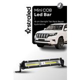 ASTRALED Ultra Ince Off Road Led Mini 182 Mm Cob 18w Led Bar Kamyon Iş Makinesi Arazi Aracı Çalışma Lambası