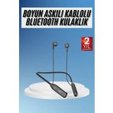 ASTRALTECH 100 Saat Kablolu Boyun Askılı Dijital Göstergeli Bluetooth Kulaklığı