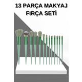 ASTRALTECH 13 Parça Makyaj Fırça Seti Far Fırçası Allık Fırçası Yumuşak Uçlu