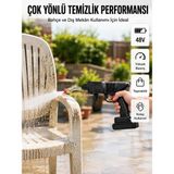 Astraltech 2025 Model 48V Şarjlı Basınçlı Yıkama Tabancası Orijinal Seri - Belirtilmemiş