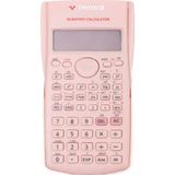 Astraltech 240 Fonksiyonlu Bilimsel Hesap Makinesi - 2 Satırlı Ekran, Güçlü Tasarım Beyaz (Pembe)