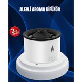 Astraltech 3D Alev Işıklı Aromaterapi Makinesi – 360 ml Su Kapasiteli Sessiz Difüzör