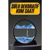 ASTRALTECH 3D Led Işıklı Kum Saati Gece Lambası Hareketli Sulu Kum Saati Dekoratif