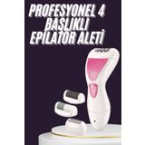 ASTRALTECH 4 Başlıklı Lazer Öncesi Kısaltma Epilasyon Aleti Epilatör Çok Amaçlı