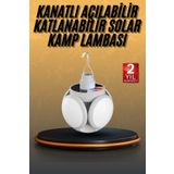 ASTRALTECH 5 Kanatlı Bahçe Aydınlatma Led Askılı Solar Güneş Enerji Usb Sarjlı