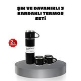 ASTRALTECH 500 ml Paslanmaz Çelik Termos Seti – Sızdırmaz, Vakumlu, Isı Koruma Özellikli, Taşınabilir Termos