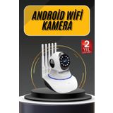 ASTRALTECH Akıllı Gece Görüşlü Sensörlü Wifi Kamera Telefondan Takip Edilebilir