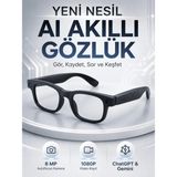 Astraltech Akıllı Gözlük 8 Mp Kameralı 1080P Video Kayıt Wifi Bağlantılı Çift Mikrofonlu Gürültü Engelleme Özellikli - Siyah