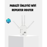 Astraltech Antenli Wifi Repeater 300M2 Kapsama Alanı Wpa3 Güvenlikli
