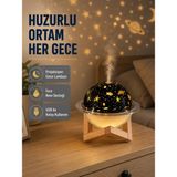 Astraltech Aromaterapili USB Hava Nemlendirici – Projeksiyon Işıklı, Sessiz ve Şık Tasarım - 02Y-Yeşil