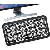 Astraltech Bluetooth 5.2 Destekli Kablosuz Mini Rgb Klavye Ultra Ince - Belirtilmemiş - 001-Renkli
